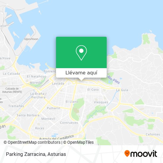 Mapa Parking Zarracina