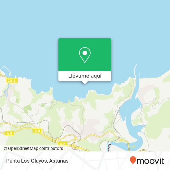 Mapa Punta Los Glayos