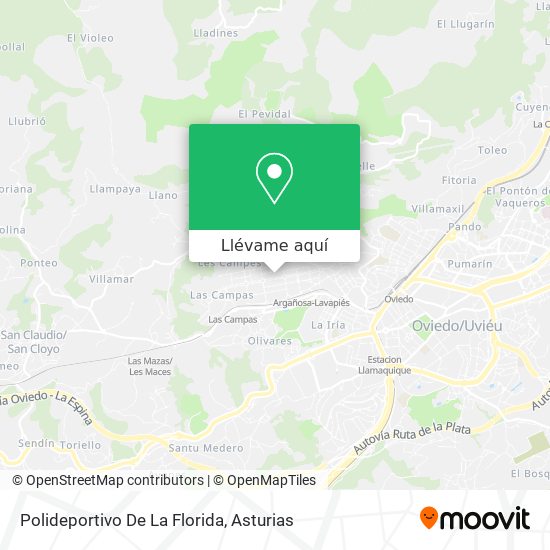 Mapa Polideportivo De La Florida