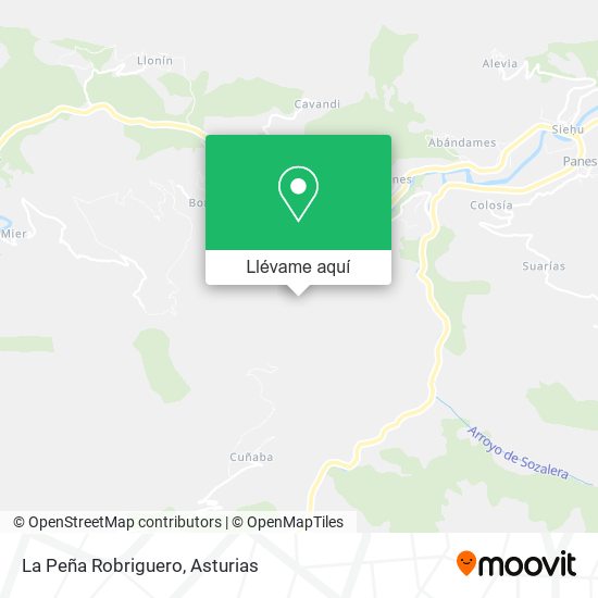 Mapa La Peña Robriguero