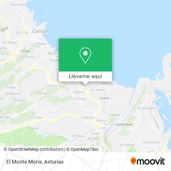 Mapa El Monte Morís