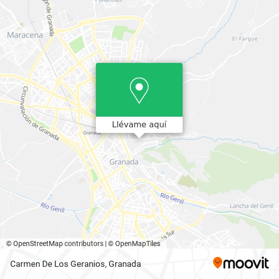 Mapa Carmen De Los Geranios