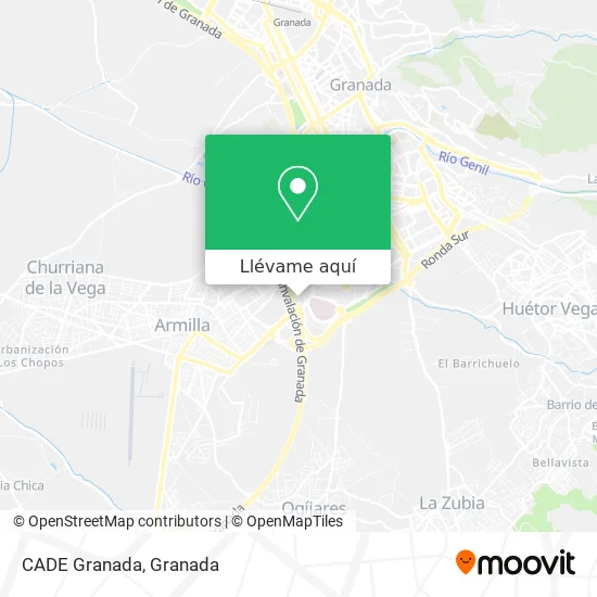 Mapa CADE Granada