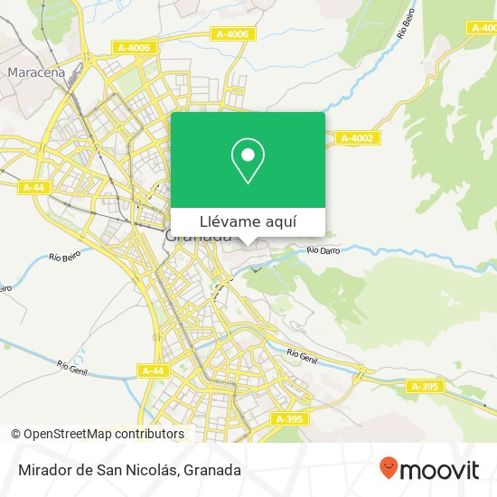 Mapa Mirador de San Nicolás
