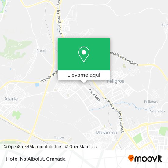 Mapa Hotel Ns Albolut