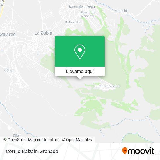 Mapa Cortijo Balzain
