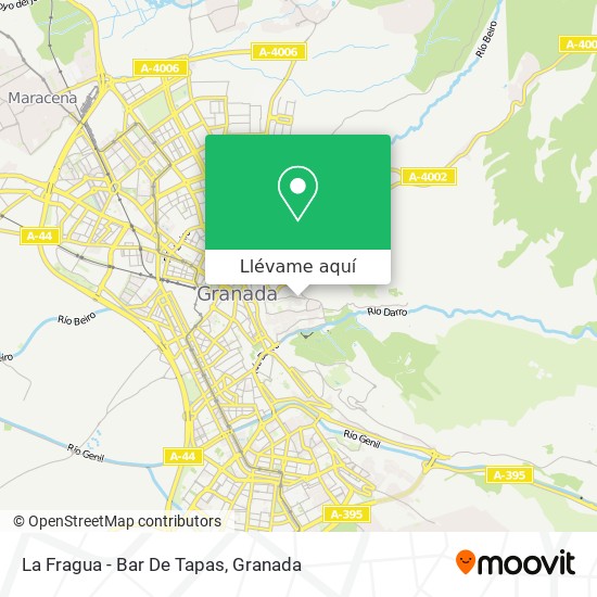 Mapa La Fragua - Bar De Tapas