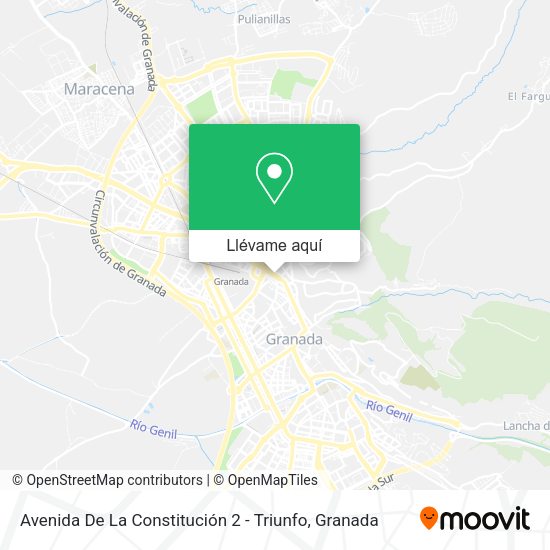 Mapa Avenida De La Constitución 2 - Triunfo