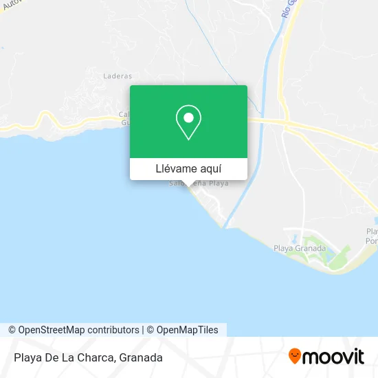 Mapa Playa De La Charca