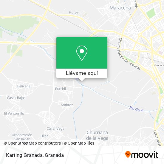 Mapa Karting Granada