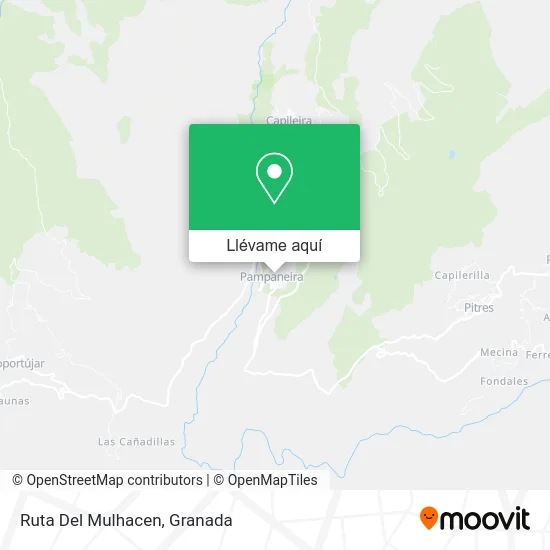 Mapa Ruta Del Mulhacen