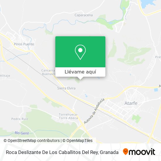 Mapa Roca Deslizante De Los Caballitos Del Rey