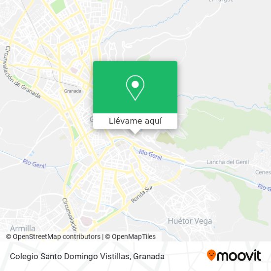 Mapa Colegio Santo Domingo Vistillas