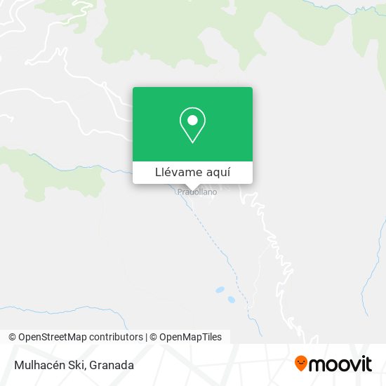 Mapa Mulhacén Ski