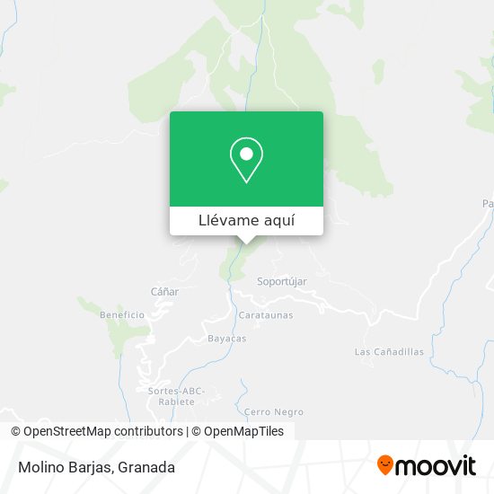 Mapa Molino Barjas