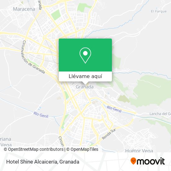 Mapa Hotel Shine Alcaicería