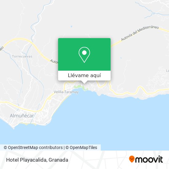 Mapa Hotel Playacalida