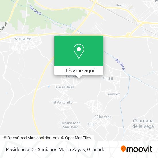 Mapa Residencia De Ancianos Maria Zayas