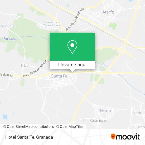 Mapa Hotel Santa Fe