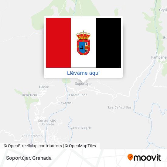 Mapa Soportújar