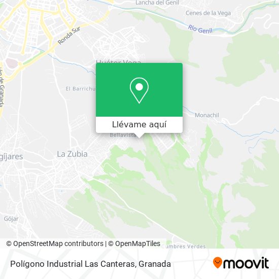 Mapa Polígono Industrial Las Canteras