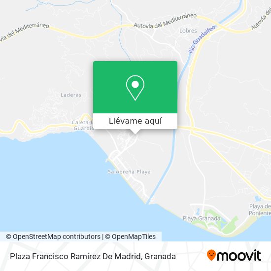 Mapa Plaza Francisco Ramírez De Madrid