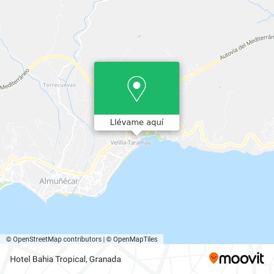 Mapa Hotel Bahia Tropical
