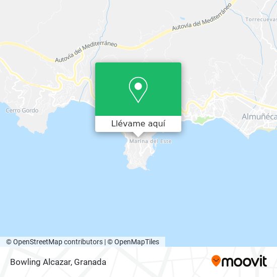 Mapa Bowling Alcazar