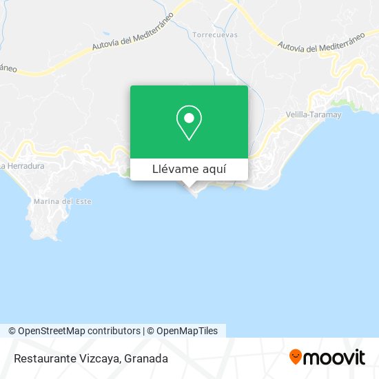 Mapa Restaurante Vizcaya