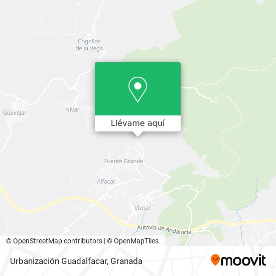 Mapa Urbanización Guadalfacar