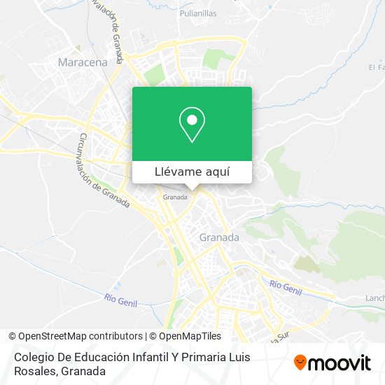 Mapa Colegio De Educación Infantil Y Primaria Luis Rosales