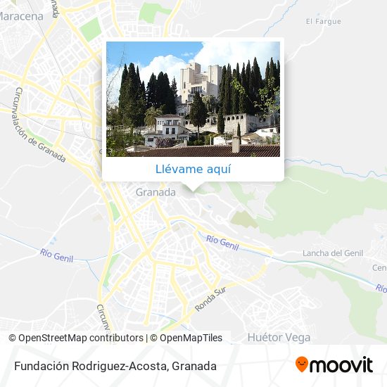 Mapa Fundación Rodriguez-Acosta