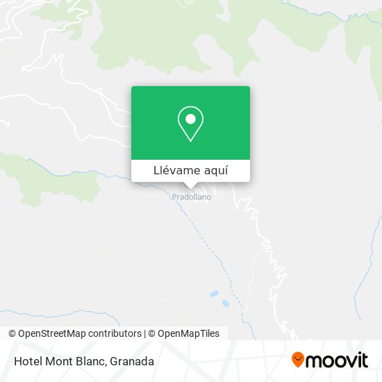 Mapa Hotel Mont Blanc