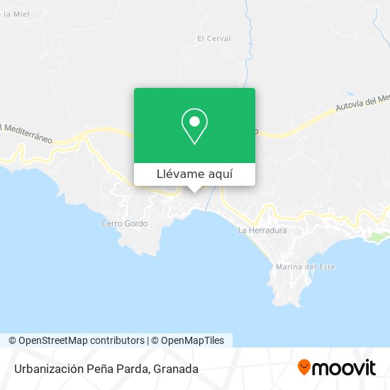 Mapa Urbanización Peña Parda