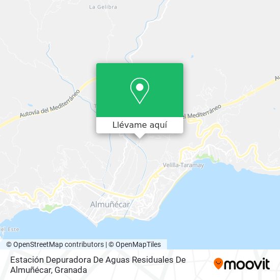 Mapa Estación Depuradora De Aguas Residuales De Almuñécar