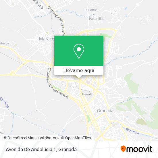 Mapa Avenida De Andalucía 1