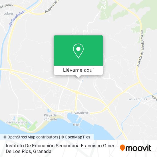 Mapa Instituto De Educación Secundaria Francisco Giner De Los Ríos