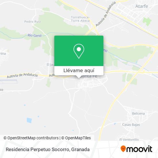 Mapa Residencia Perpetuo Socorro