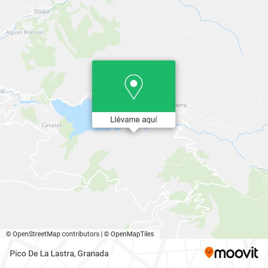 Mapa Pico De La Lastra