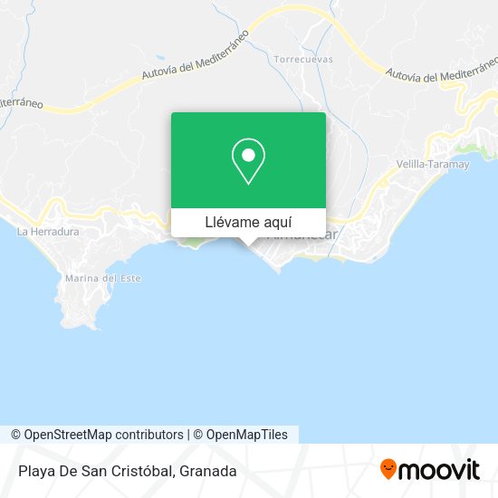 Mapa Playa De San Cristóbal