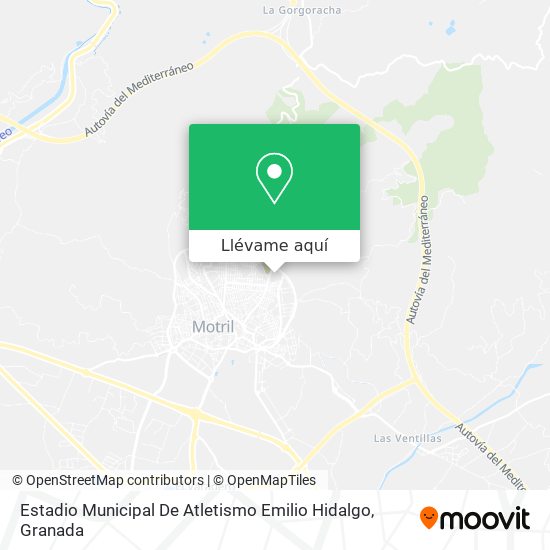 Mapa Estadio Municipal De Atletismo Emilio Hidalgo