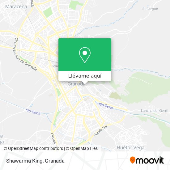 Mapa Shawarma King