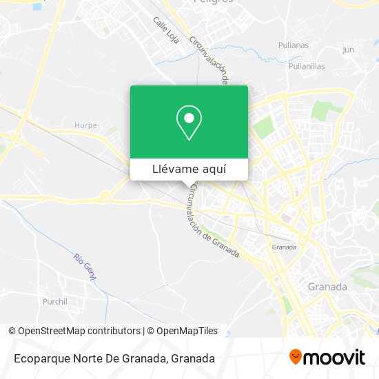 Mapa Ecoparque Norte De Granada