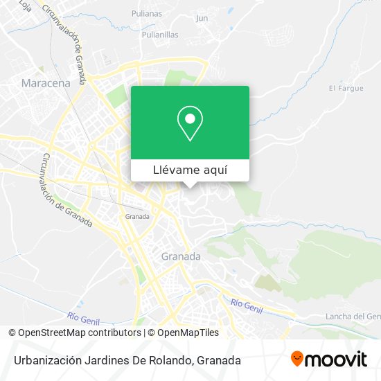 Mapa Urbanización Jardines De Rolando