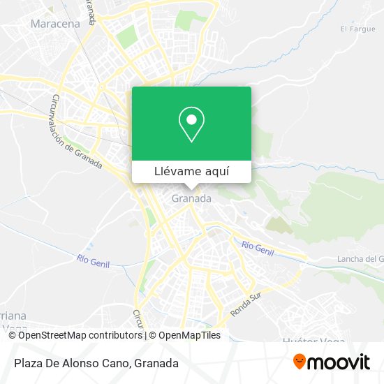 Mapa Plaza De Alonso Cano