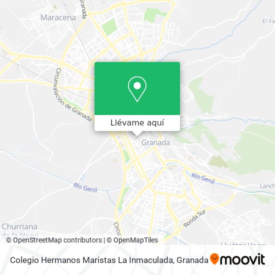 Mapa Colegio Hermanos Maristas La Inmaculada