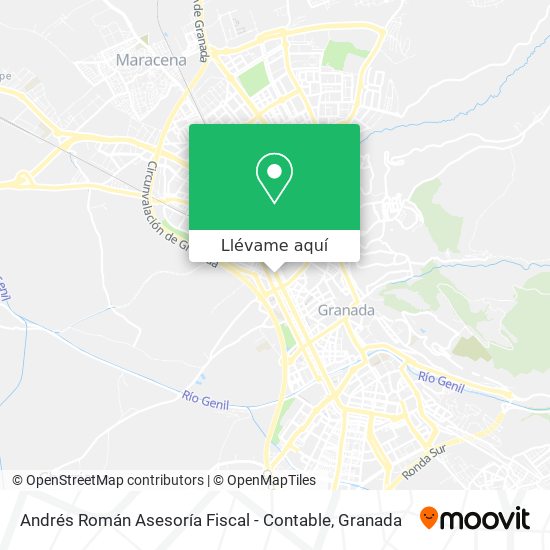 Mapa Andrés Román Asesoría Fiscal - Contable