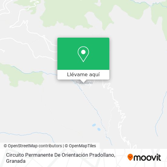 Mapa Circuito Permanente De Orientación Pradollano