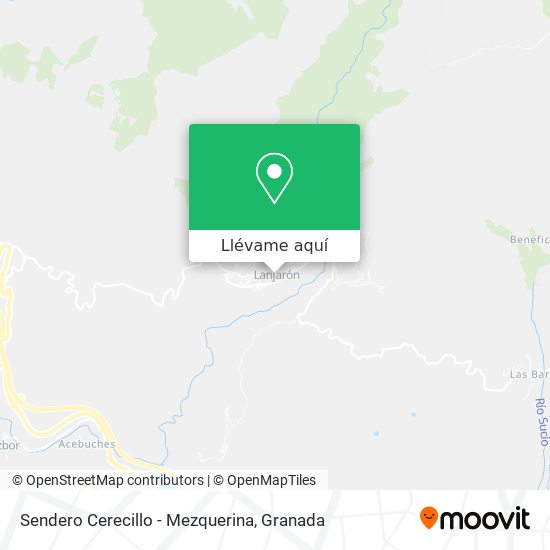 Mapa Sendero Cerecillo - Mezquerina