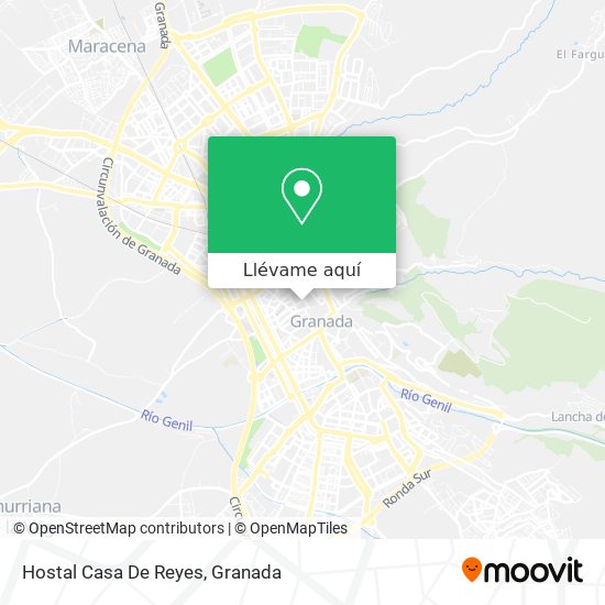 Mapa Hostal Casa De Reyes